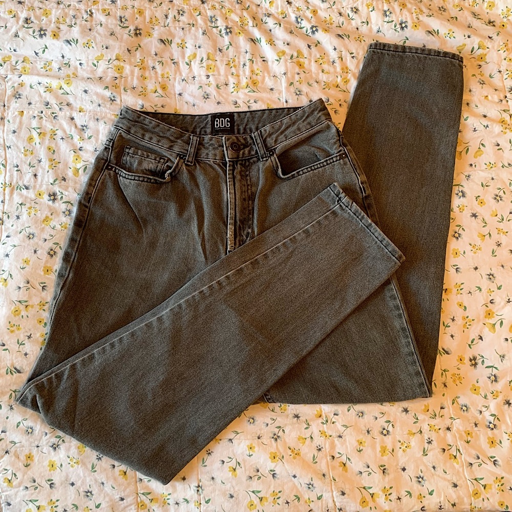 BDG urban outfitters faded black mom jean